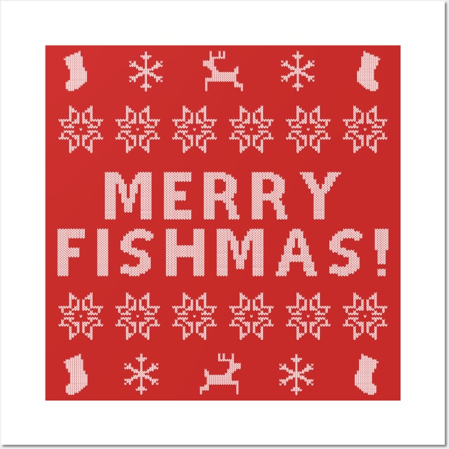 Merry Fishmas! Wall Art by Rock Bottom